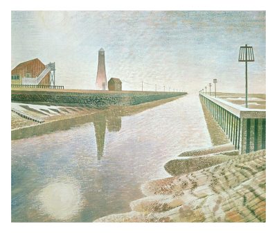 Rye Harbour by Eric Ravilious