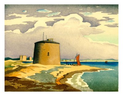 Martello Towers, Seaford by Eric Slater