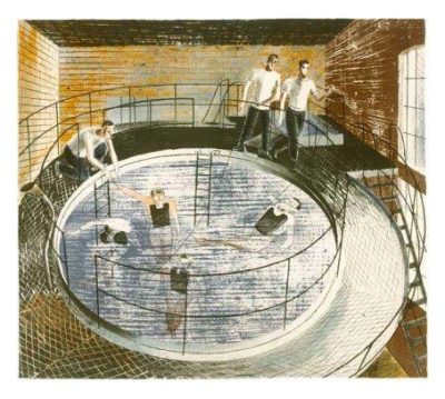 Testing Davis Apparatus (1941) by Eric Ravilious