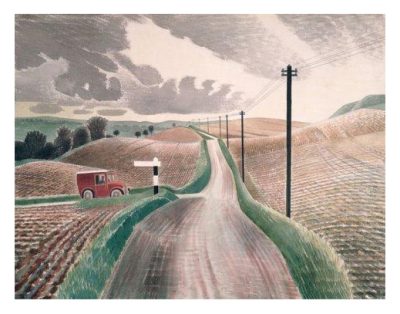 Wiltshire Landscape by Eric Ravilious