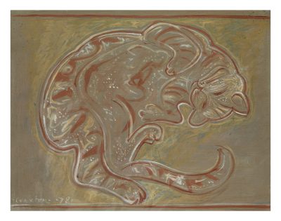 Sleeping Cat by John Craxton