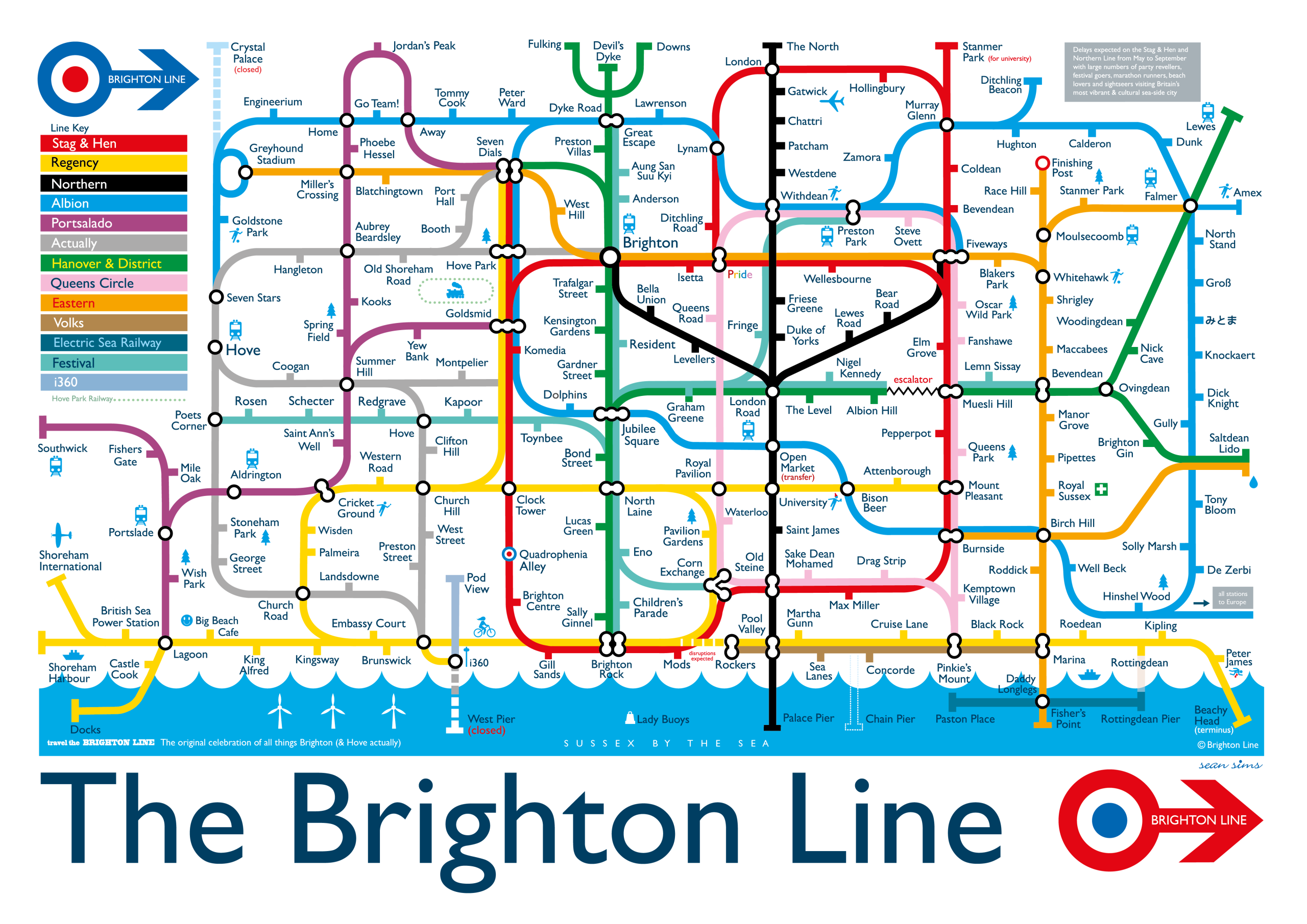 The Brighton Line By Sean Sims