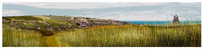 Rottingdean, Beacon mill and the sea Brighton-Summer Panorama By Alej ez