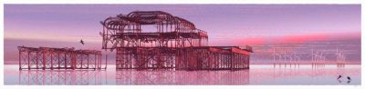 West Pier cormorants, Belt of Venus Panorama By Alej ez