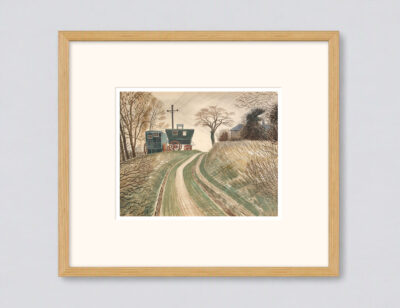 Caravans By Eric Ravilious Small framed