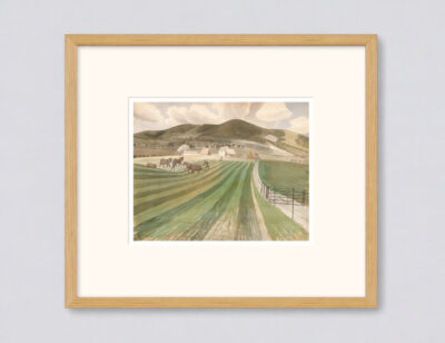 Mount Caburn By Eric Ravilious Small framed