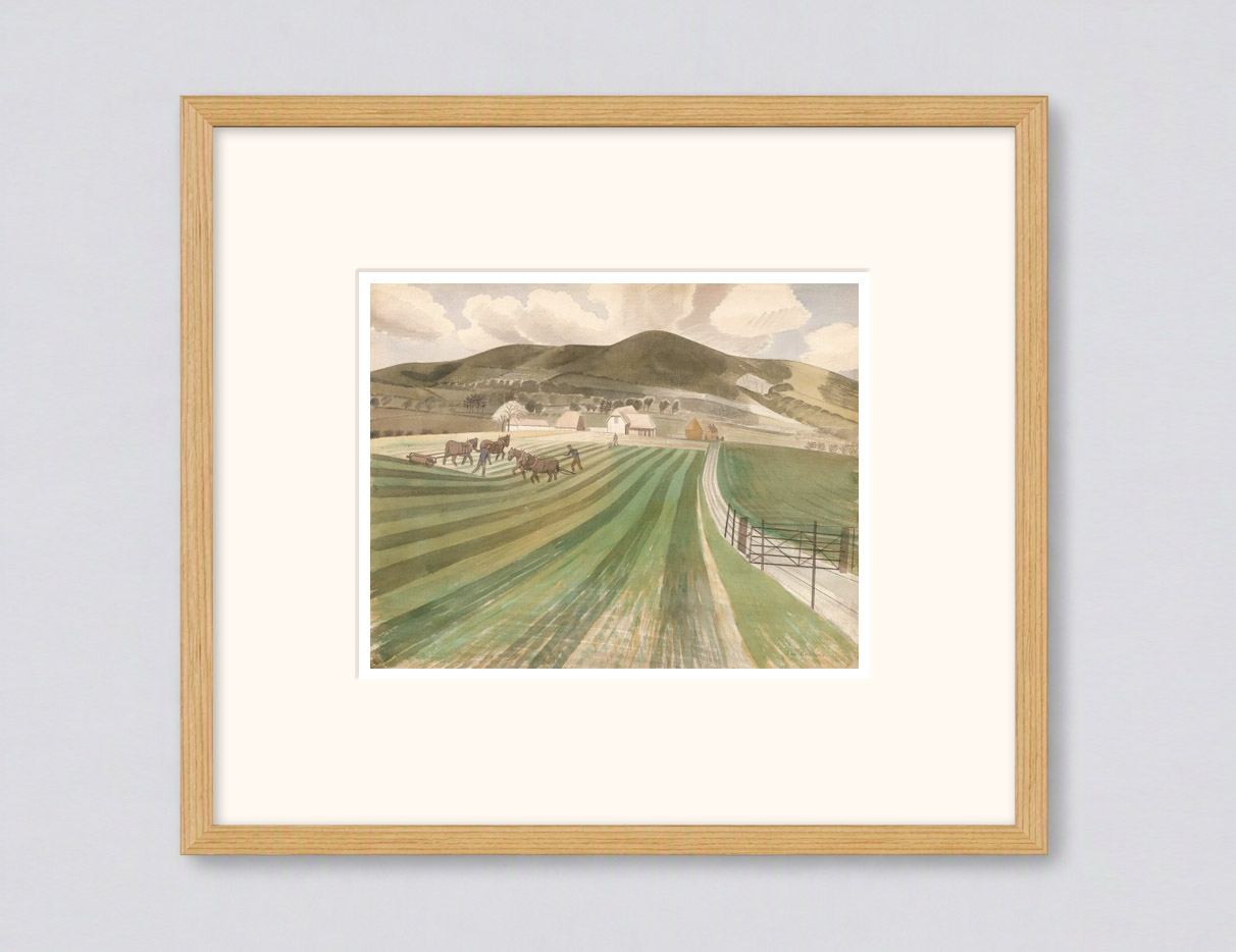 Mount Caburn By Eric Ravilious Small framed