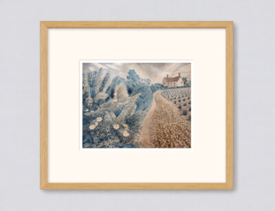 Potato Field By Eric Ravilious Small framed