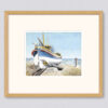Lifeboat By Eric Ravilious Small framed
