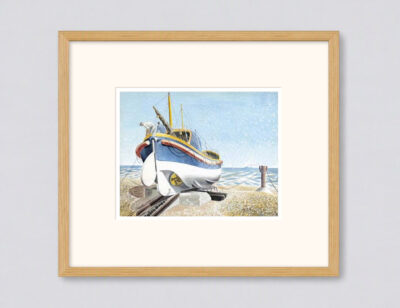 Lifeboat By Eric Ravilious Small framed