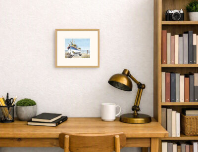 Lifeboat By Eric Ravilious Small framed - Image 2