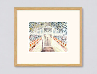 The Greenhouse, Tomatoes and Cyclamens By Eric Ravilious Small framed