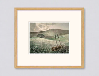 Downs in Winter By Eric Ravilious Small framed