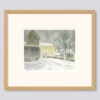 Halstead in the Snow By Eric Ravilious Small framed