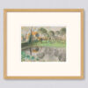 Newt Pond By Eric Ravilious Small framed