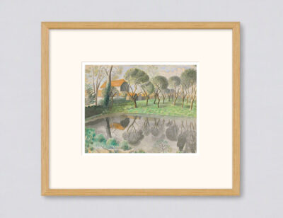 Newt Pond By Eric Ravilious Small framed