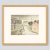 Village Street By Eric Ravilious Small framed