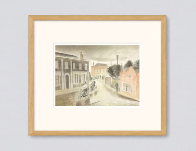 Village Street By Eric Ravilious Small framed